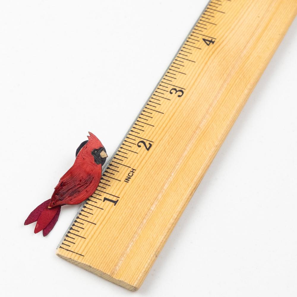 Cardinal Brooch SM