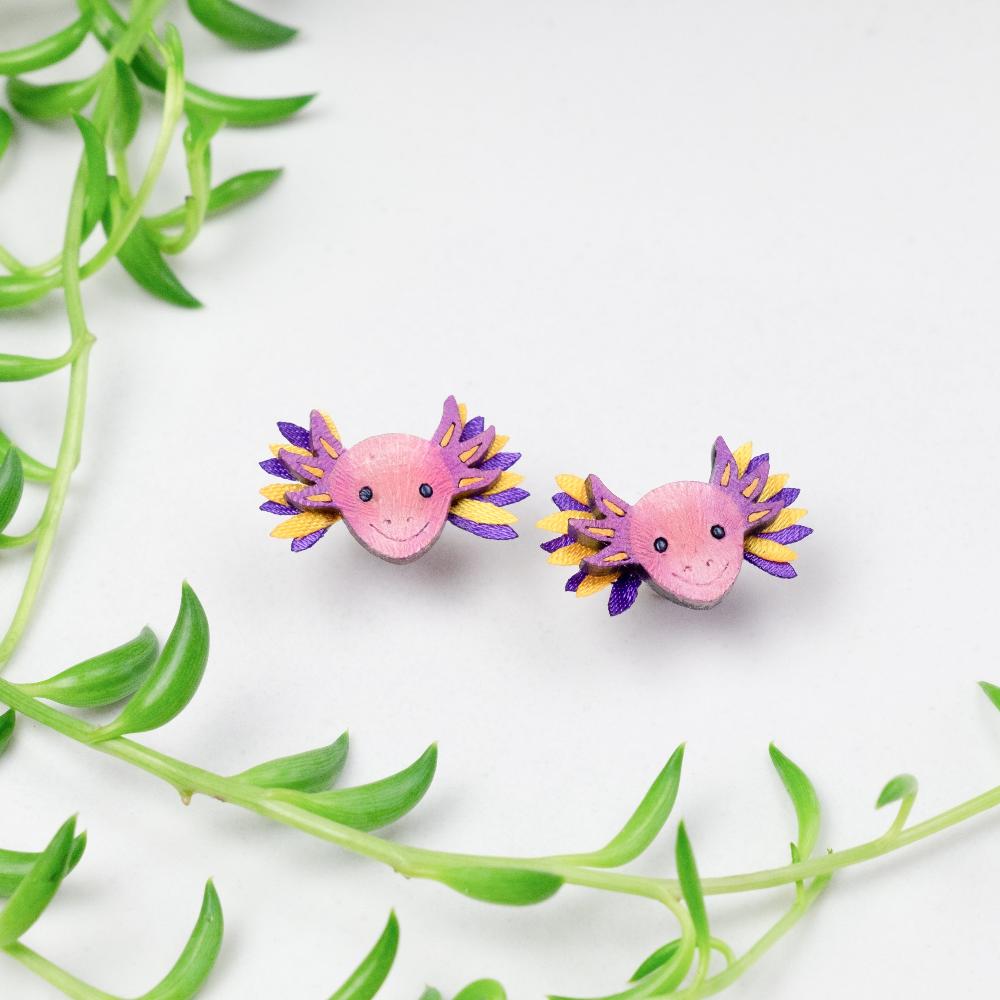 Axolotl Earrings-SM