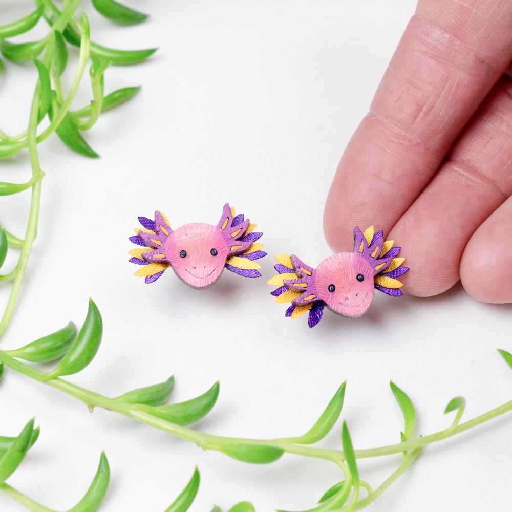 Axolotl Earrings-SM