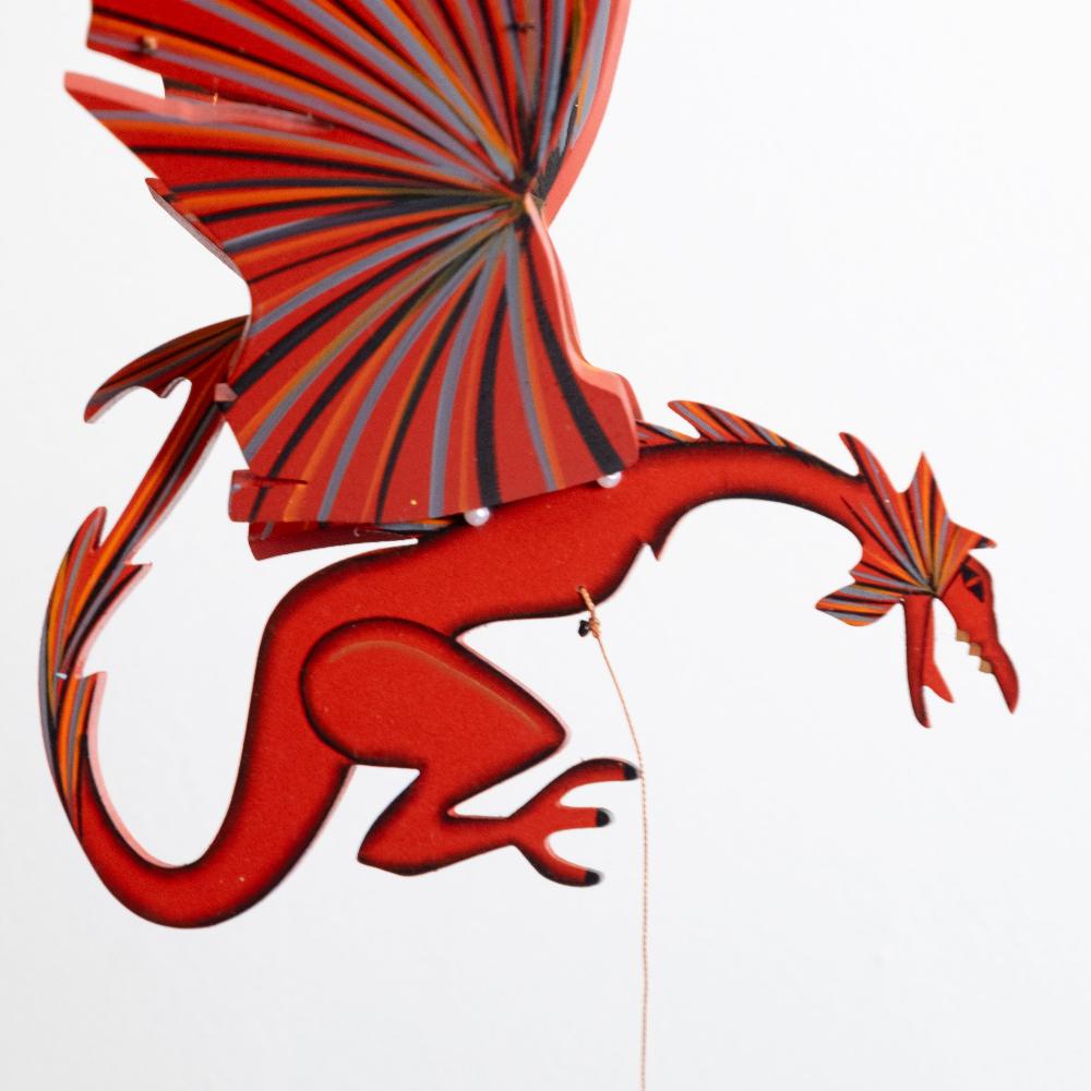 Welsh Dragon Lg Flying Mobile