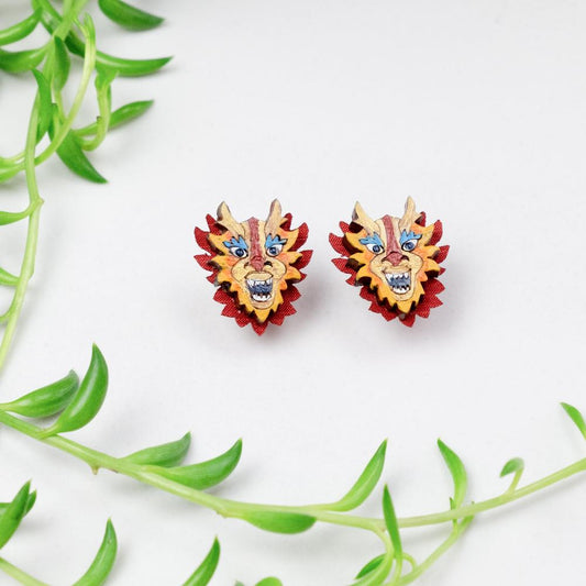 Dragon Earrings-SM