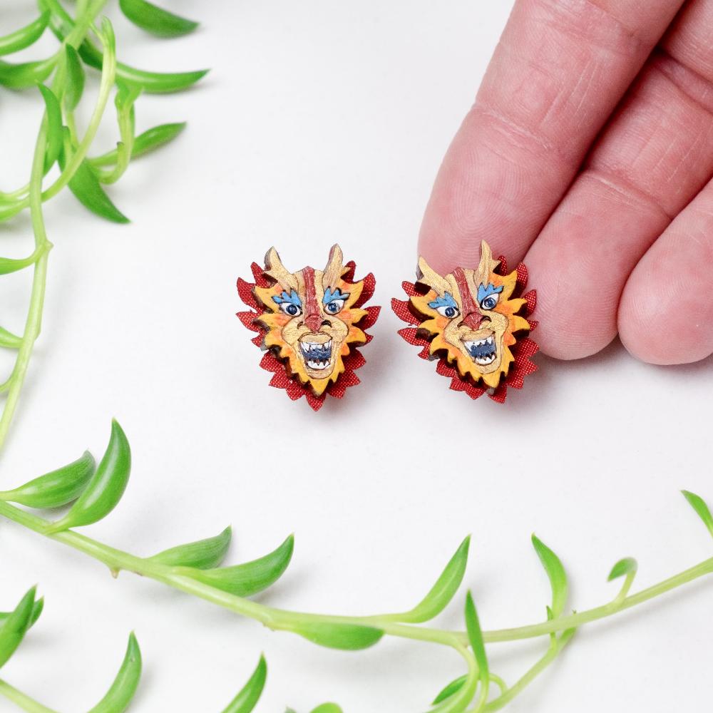 Dragon Earrings-SM