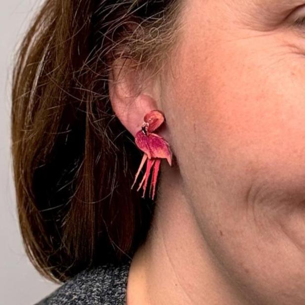 Flamingo Earrings -SM