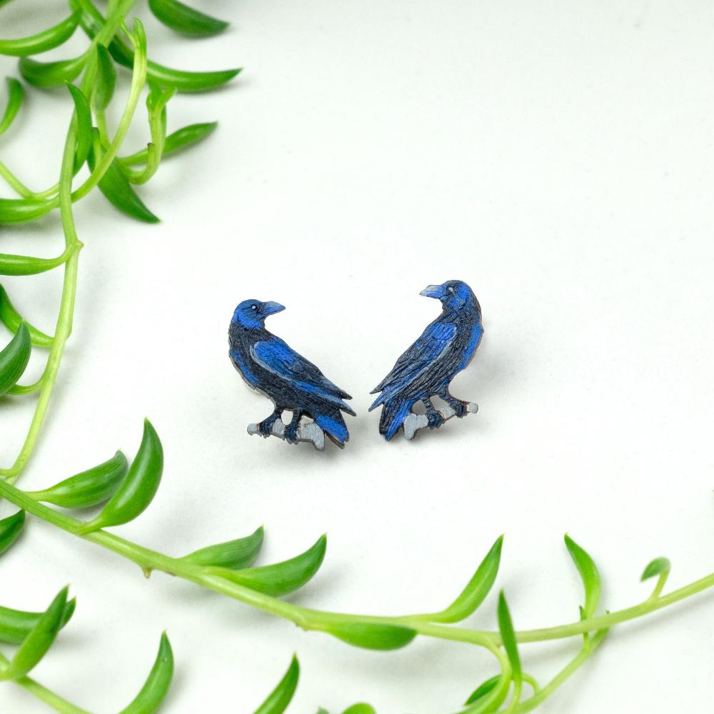 Raven Crow Earrings