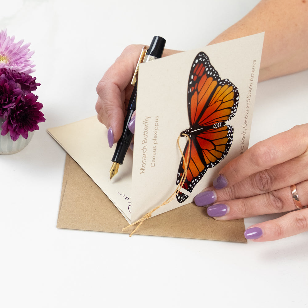 Monarch Butterfly Ornament (Danaus plexippus)