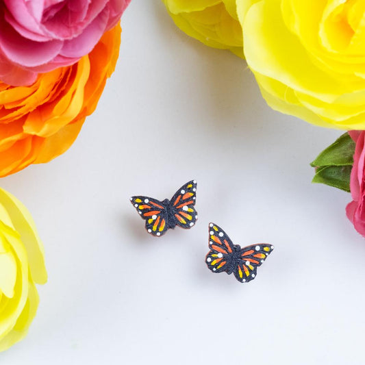 Monarch Butterfly Earrings- SM