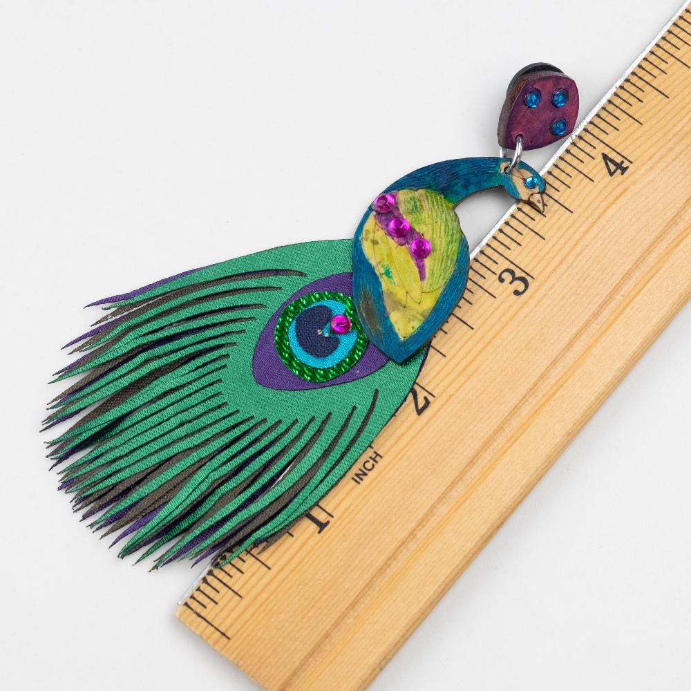 Peacock Brooch