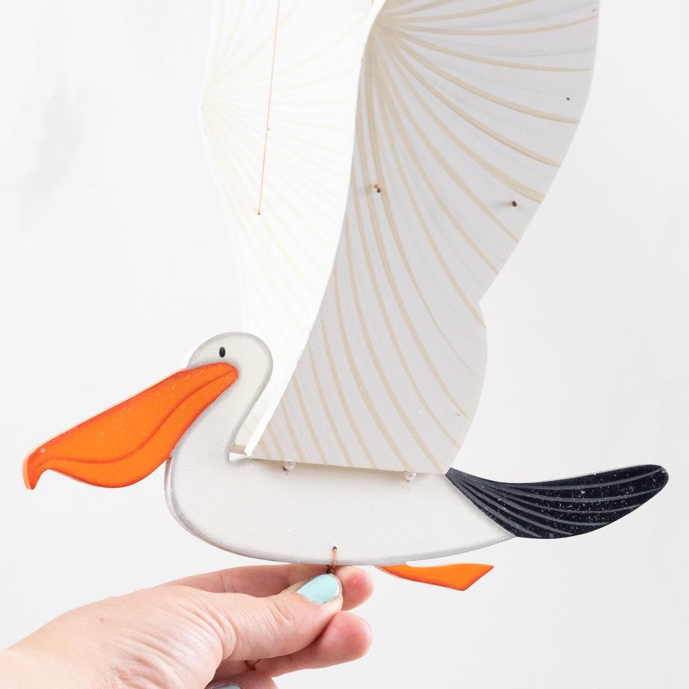 Pelican Flying Bird Mobile