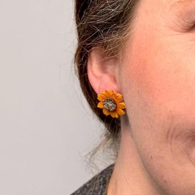 Sunflower Earrings - SM