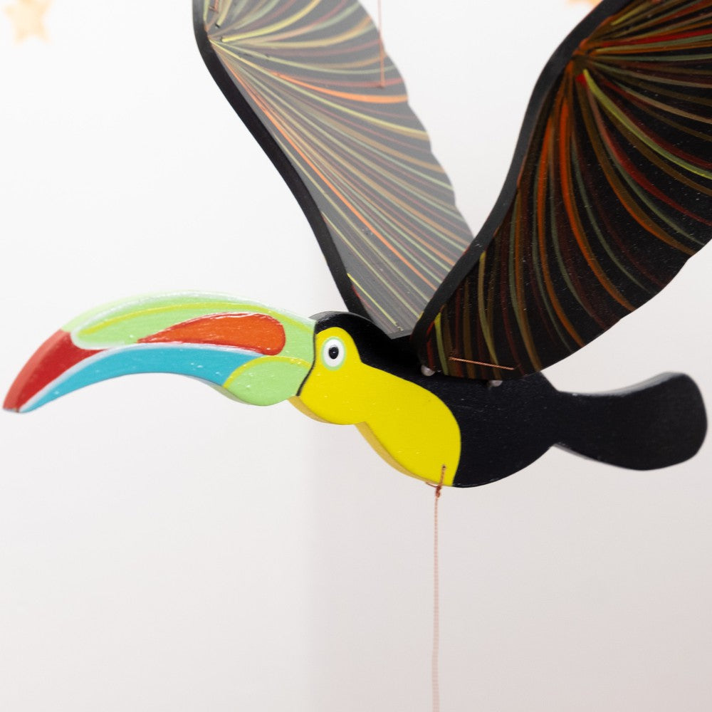 Toucan Flying Bird Mobile