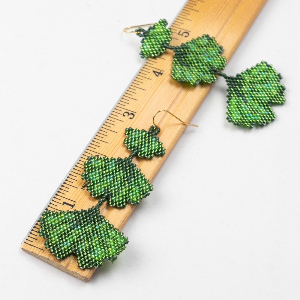 Tiered Ginkgo Earrings