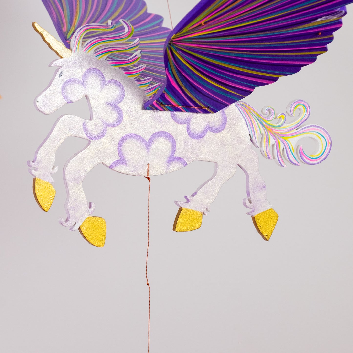 Unicorn Alicorn Flying Mobile - Large 32in wingspan