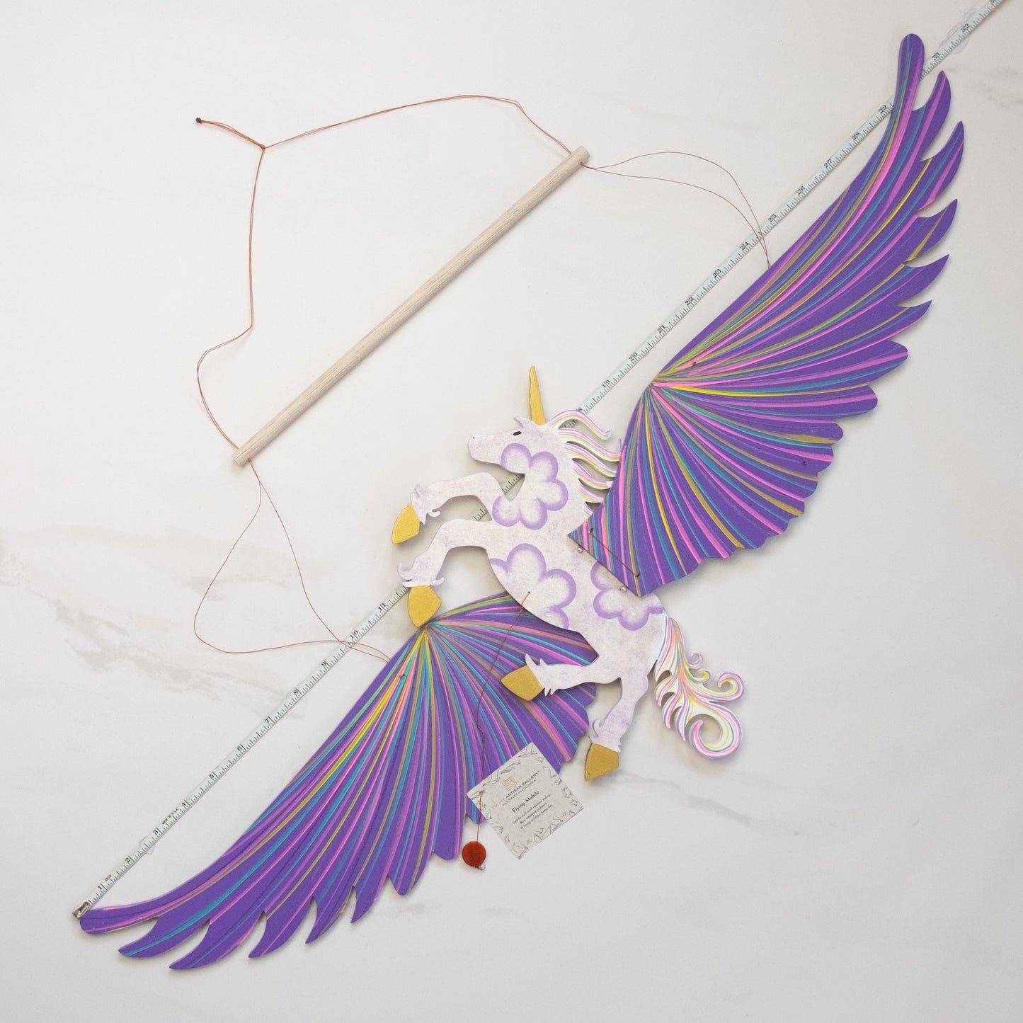 Unicorn Alicorn Flying Mobile - Large 32in wingspan