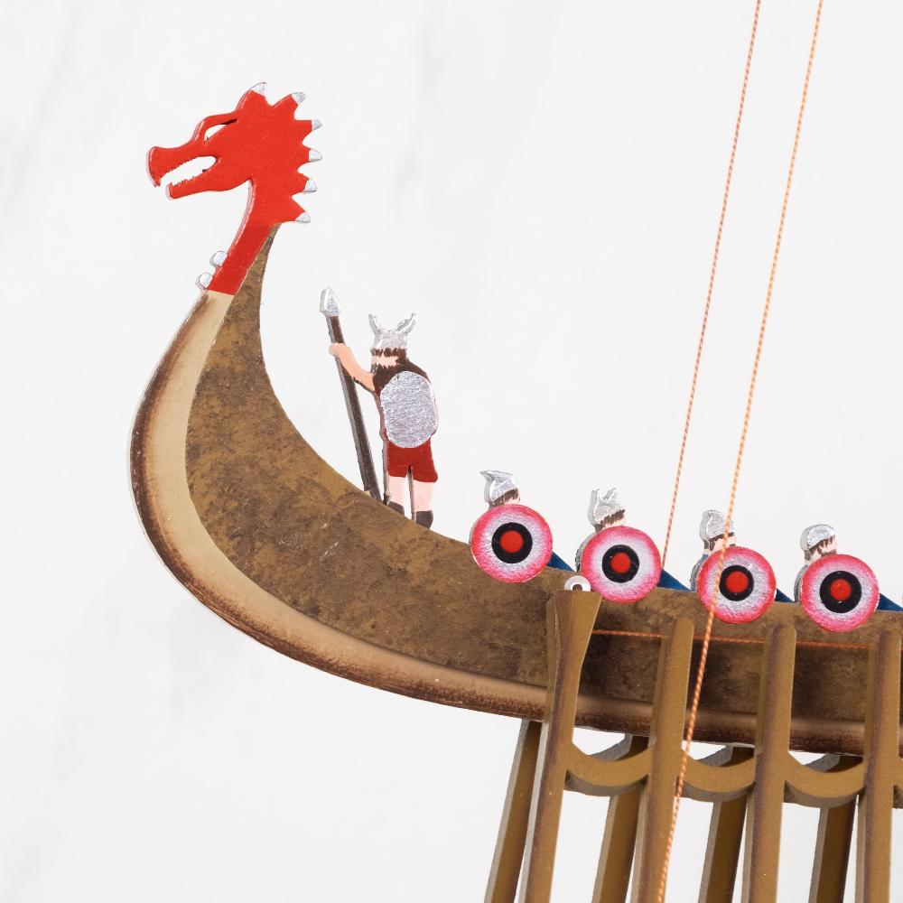 Viking Ship Flying Mobile